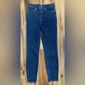 Everlane The Way-High Skinny Jean Ankle Womens 26 Medium Wash Denim Minimalist